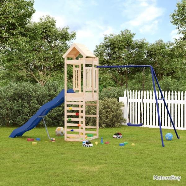 Aire de jeux d'ext�rieur bois de pin massif alsavelo