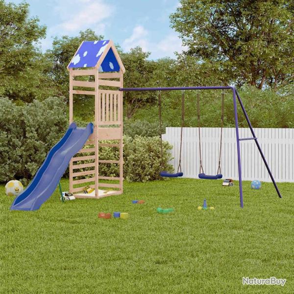 Aire de jeux d'ext�rieur bois de pin massif alsavelo