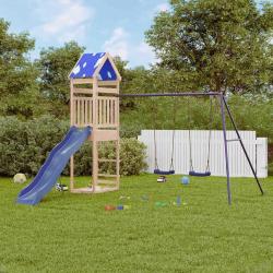 Aire de jeux d'ext&eacute;rieur bois de pin massif