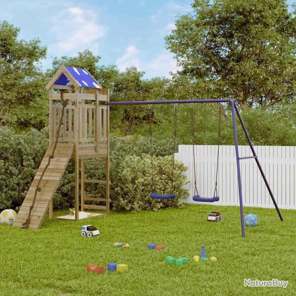 Aire de jeux d'ext�rieur bois de pin impr�gn�