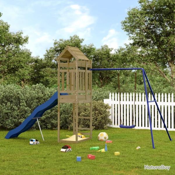 Aire de jeux d'ext�rieur bois de pin impr�gn�