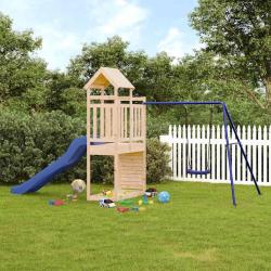 Aire de jeux d'ext&eacute;rieur bois de pin massif