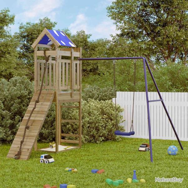 Aire de jeux d'ext�rieur bois de pin impr�gn�