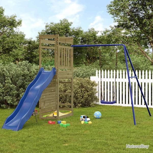 Aire de jeux d'ext�rieur bois de pin impr�gn�