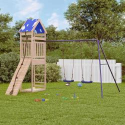 Aire de jeux d'ext&eacute;rieur bois de pin massif