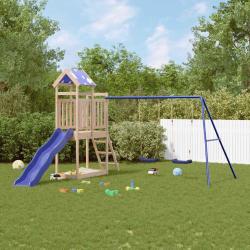 Aire de jeux d'ext&eacute;rieur bois de pin massif