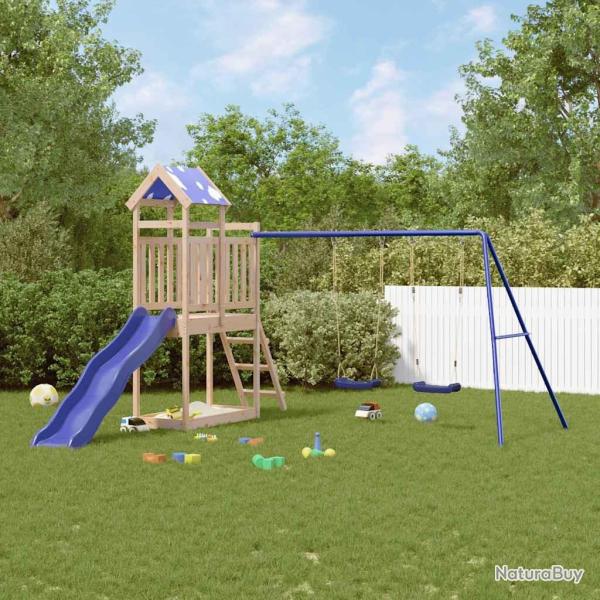 Aire de jeux d'ext�rieur bois de pin massif alsavelo
