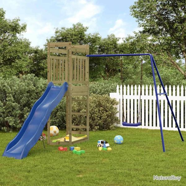 Aire de jeux d'ext�rieur bois de pin impr�gn�