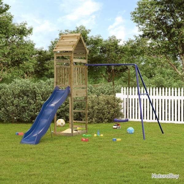 Aire de jeux d'ext�rieur bois de pin impr�gn�