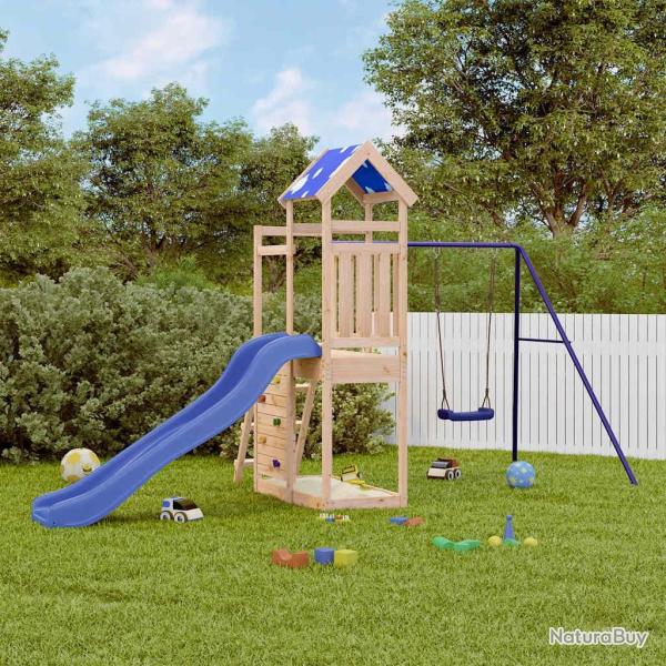 Aire de jeux d'ext�rieur bois de pin massif alsavelo