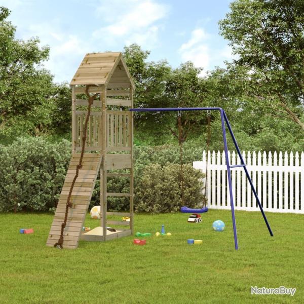 Aire de jeux d'ext�rieur bois de pin impr�gn�