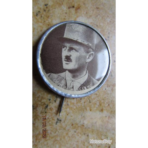 insigne lib� G�n�ral Leclerc 2�division blind�e DB lib�ration Paris Indochine Indo boutonni�re 3cm