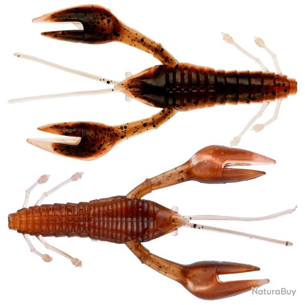 Leurre Souple Gunki Hourra Craw Up 100 10cm Par 4 9,4g Lightning Brown