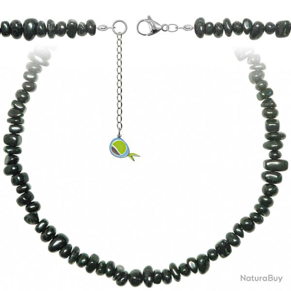 Collier en shungite - Perles roul�es 7 � 10 mm - 70 cm