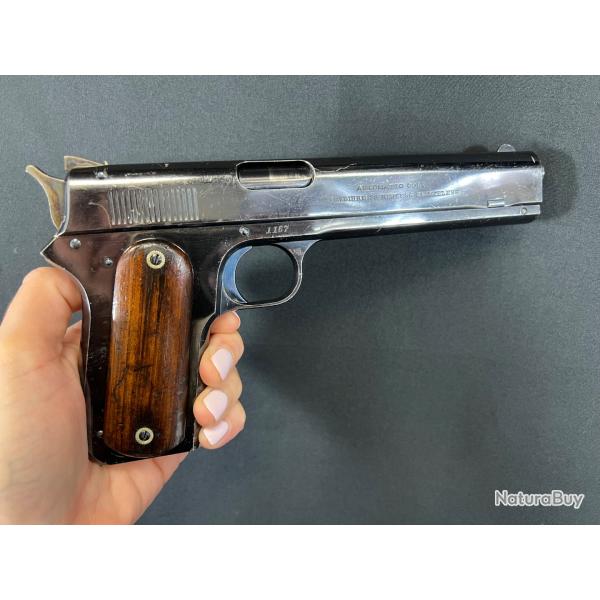 EXCEPTIONNEL COLT MOD�LE 1900 US NAVY cal 38 colt (1�RE S�RIE PHOTOS) num�ro 1167