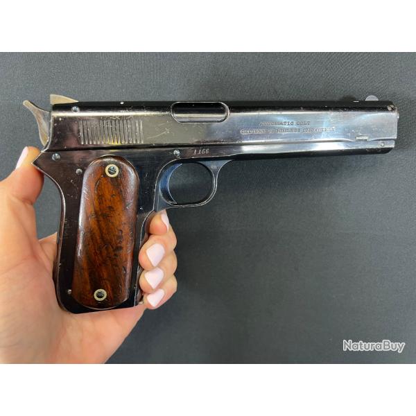 EXCEPTIONNEL COLT MOD�LE 1900 US NAVY cal 38 colt (1�re S�RIE PHOTOS) Num�ro 1166