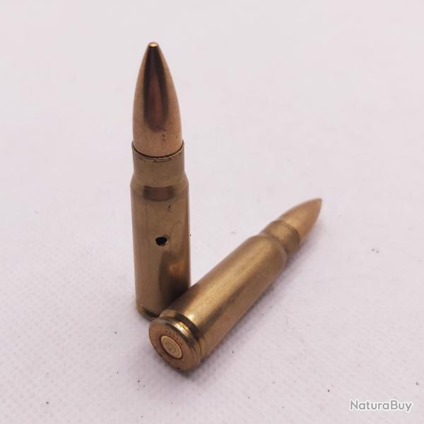 Balle neutralis� de 7,62mm Laiton AK47 SKS 7.62x39mm Kalachnikov d�coration INERTE NEUTRA