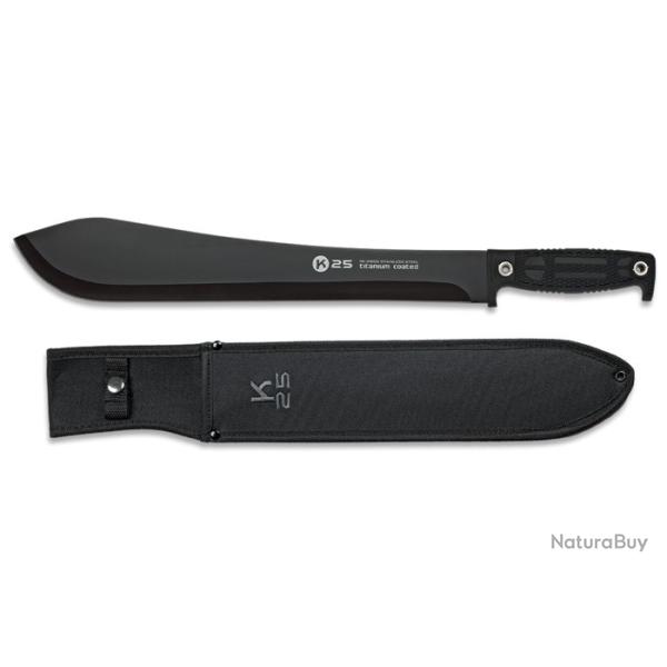 Machette Tactique K25 lame noire