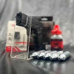 PACK LASER PR&Ecirc;T A TIRER PISTOLET GBB HELLCAT PRO 4.5 CO2 BBS / PELLET