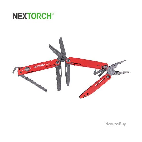Nextorch Multi Tools Pioneer MT20 - Pince Outils Multifonctions - Rouge