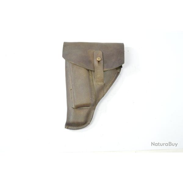 Copie �tui / holster "gaucher" cuir pour pistolet Dreyse 1907 en calibre 7,65 browning.