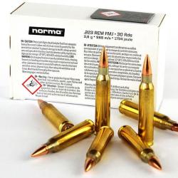NORMA 223 REM TACTICAL FMJ 55GR X30