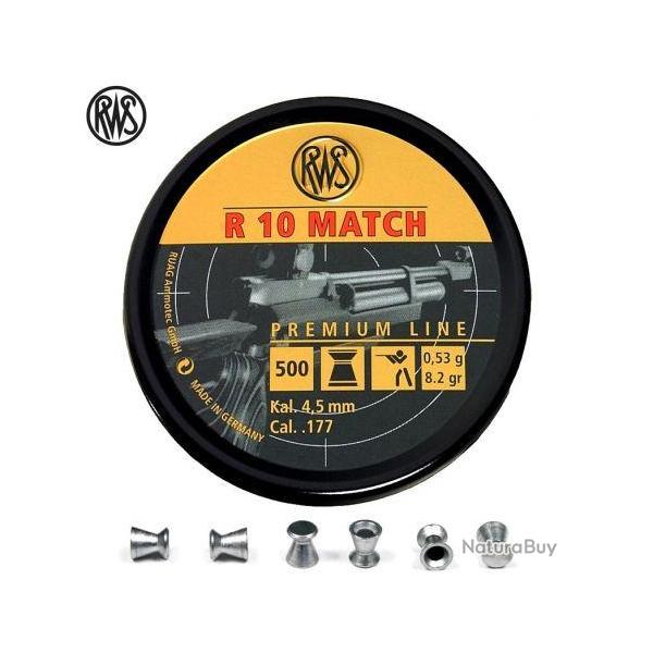 PLOMBS RWS R10 MATCH 4.50 CARABINE