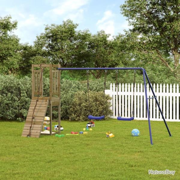 Aire de jeux d'ext�rieur bois de pin impr�gn�