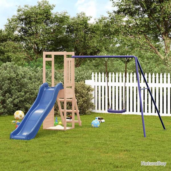 Aire de jeux d'ext�rieur bois de pin massif alsavelo