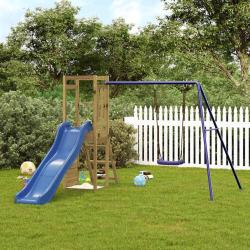 Aire de jeux d'ext&eacute;rieur bois de pin impr&eacute;gn&eacute;