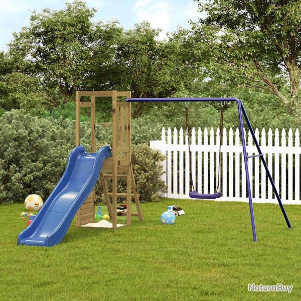 Aire de jeux d'ext�rieur bois de pin impr�gn�
