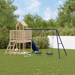 Aire de jeux d'ext&eacute;rieur bois de pin massif