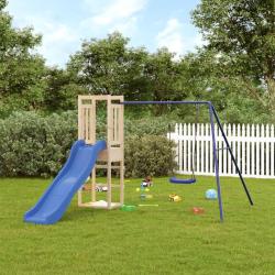 Aire de jeux d'ext&eacute;rieur bois de pin massif