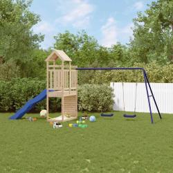Aire de jeux d'ext&eacute;rieur bois de pin massif