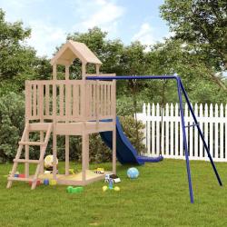 Aire de jeux d'ext&eacute;rieur bois de pin massif