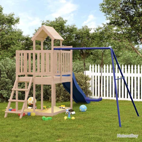 Aire de jeux d'ext�rieur bois de pin massif alsavelo