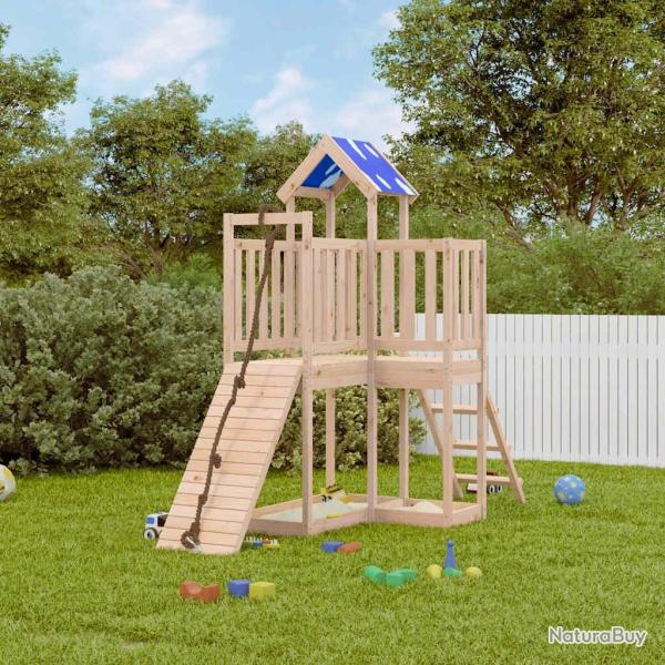 Aire de jeux d'ext�rieur bois de pin massif alsavelo