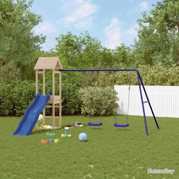 Aire de jeux d'ext�rieur bois de pin massif alsavelo