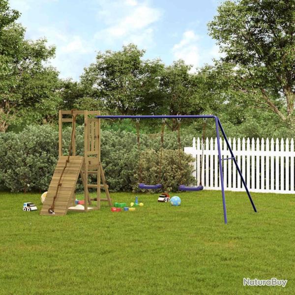 Aire de jeux d'ext�rieur bois de pin impr�gn�