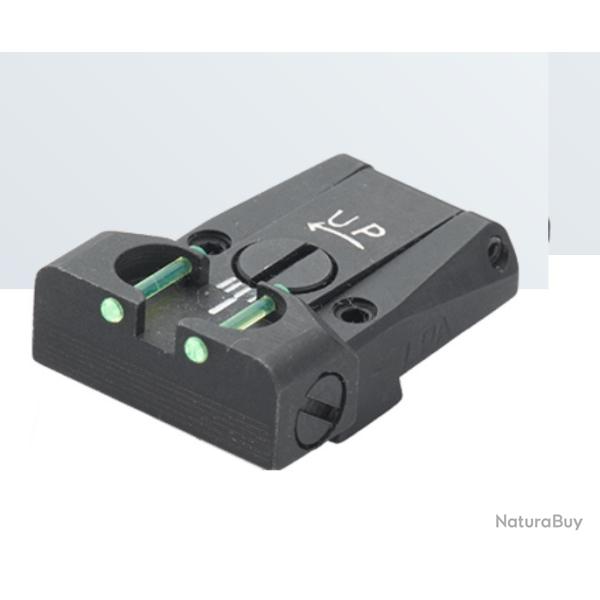 Cran de mire LPA pour Walther Q5 Match SF, Black Diamond, Q4 SF Optical Ready - Feuille FO