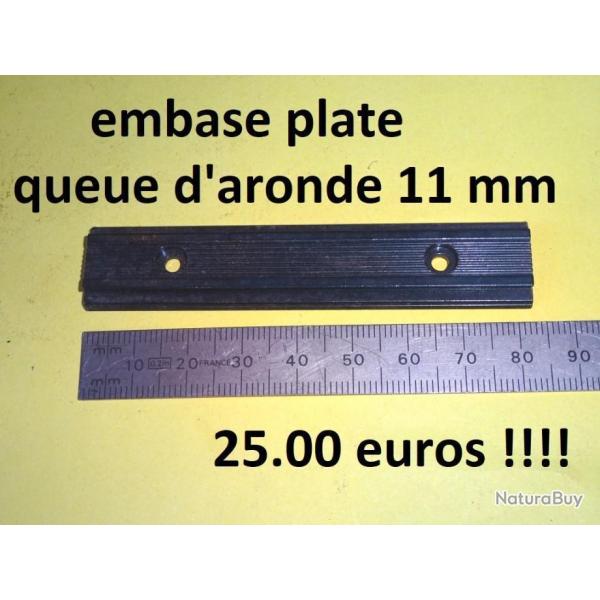 embase alu plate queue d'aronde 11mm - VENDU PAR JEPERCUTE (D23B952)