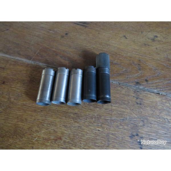 5 Chokes pour Beretta calibre 12