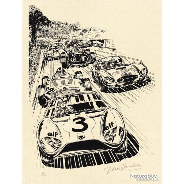 Michel vaillant par GRATON  24 HEURES DU MANS une raret�  � consommer sans mod�ration