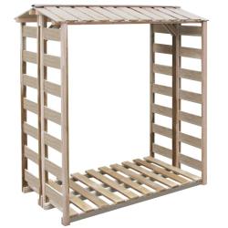 Abri de stockage &agrave; bois de chauffage 150x90x176 cm Pin impr&eacute;gn&eacute; alsavelo