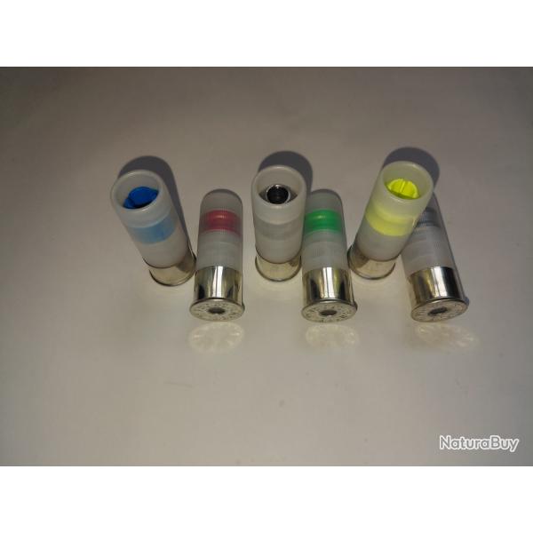 12 CARTOUCHES POUR COLLECTION CALIBRE 12