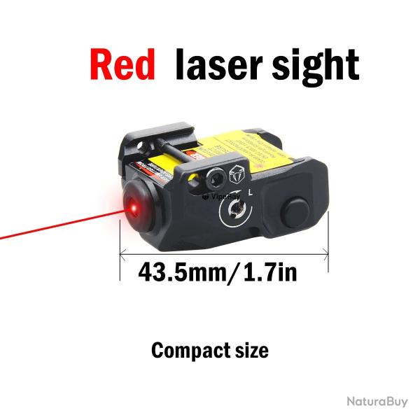 Victoptics Subspirit Viseur laser rglable ROUGE VRRL-P01