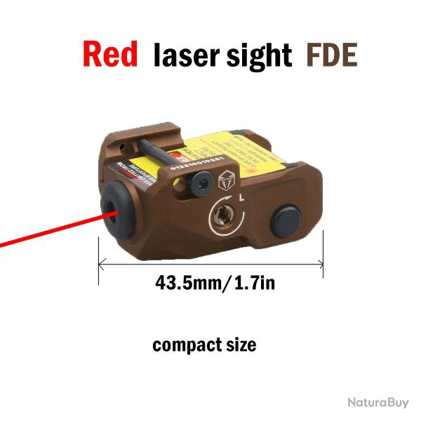 Victoptics Subspirit Viseur laser rglable ROUGE VRRL-P02