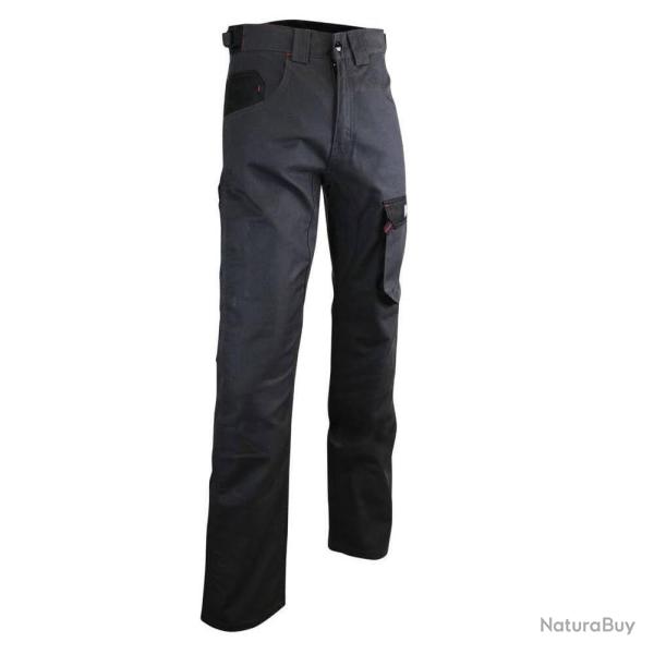 Pantalon de travail LMA 1266 CIMENT taille 44 bicolore gris nuit/ noir
