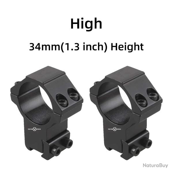 Vector Optics-Srie de supports en queue d'aronde, rail filet 34mm Height LIVRAISON GRATUITE !!