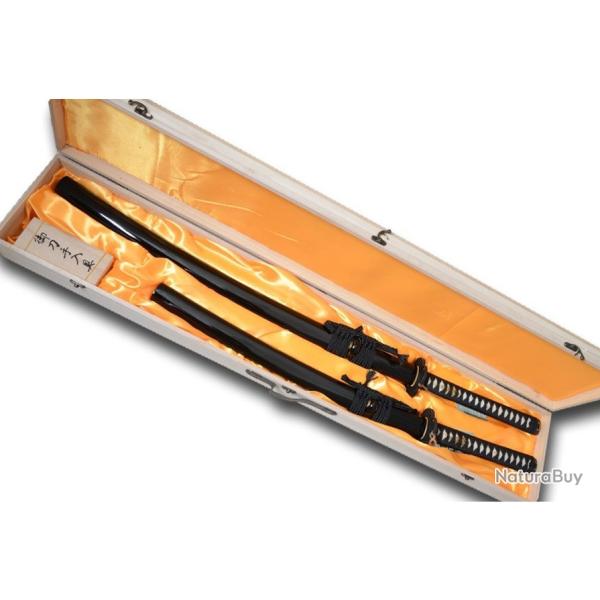 Set complet / Katana & wakisashi  lame maru